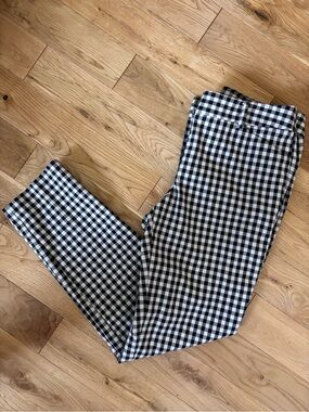 Talbots Hampshire Ankle Gingham Pants Size 6